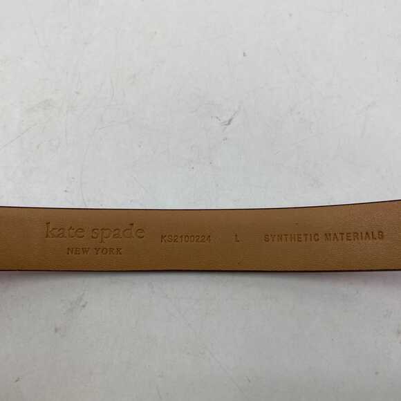 Kate Spade Purple Faux Leather Skinny Bow Belt | Women’s Regular L - Picture 4 of 5